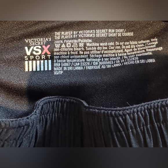 Black Victoria’s Secret Sport Running Athletic Shorts Size XS Y2K Sporty - Picture 3 of 8